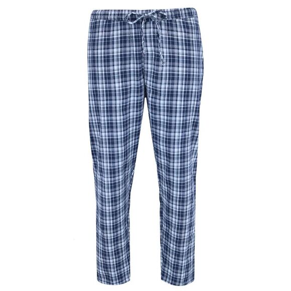 Ten West Apparel Men's Long Sleeve Henley With Flannel Pant Lounge Set - Picture 3 of 4